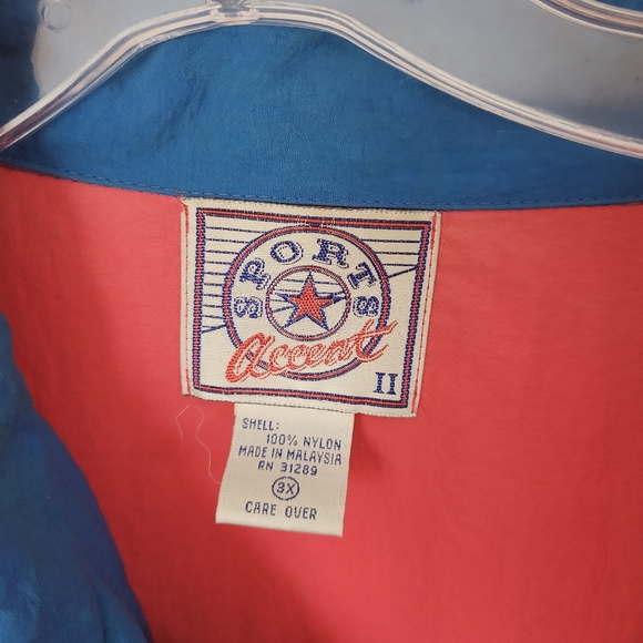 80-90s Vintage Bold Color Block Windbreaker Jacket - Picture 10 of 10